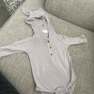 Cutest long sleeve onesie with bunny ears